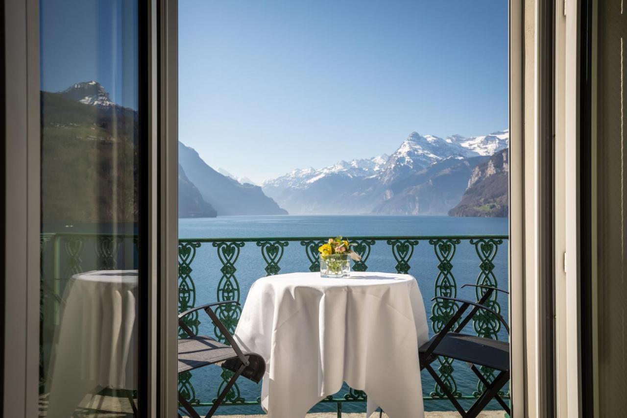 Seehotel Waldstaetterhof Swiss Quality Брунен Екстериор снимка